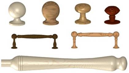 woodturned handles