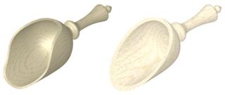 wooden scoop